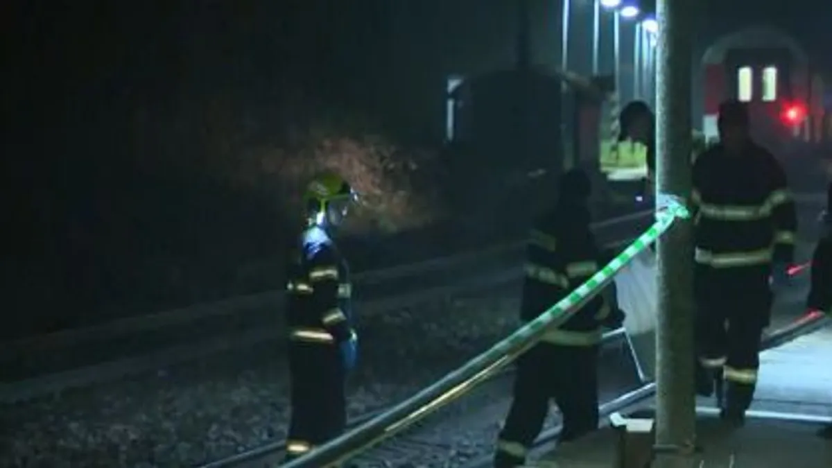 Rendőrök elől menekülő férfit gázolt halálra a vonat Morvaszentjánoson - videó