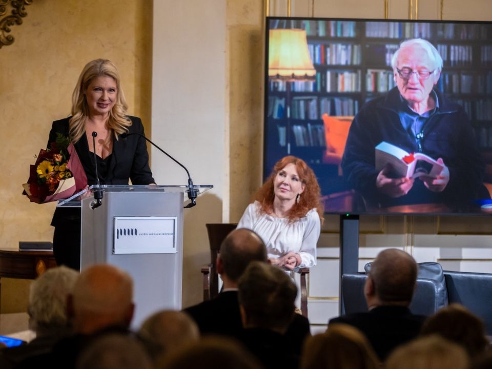 Oláh János emlékest, OláhJánosemlékest, Andor Éva, AndorÉva, díjátadó, Petőfi Irodalmi Múzeum, PetőfiIrodalmiMúzeum, 2024.11.22.