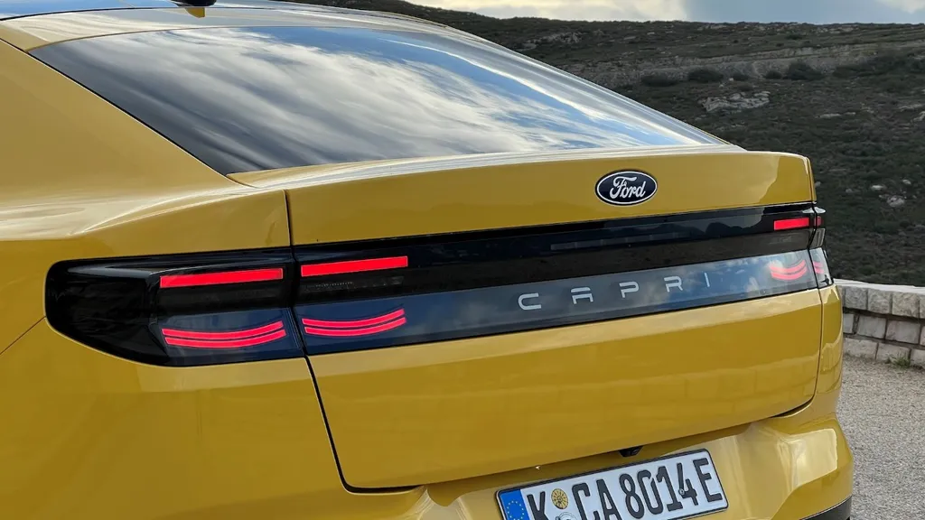 Ford Capri EV menetpróba (2024) 