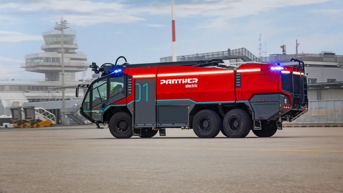 Már elektromos változatban is kapható a Panther gyorsbeavatkozó tűzoltóautó