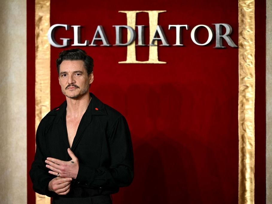 Pedro Pascal a Gladiátor II londoni bemutatóján