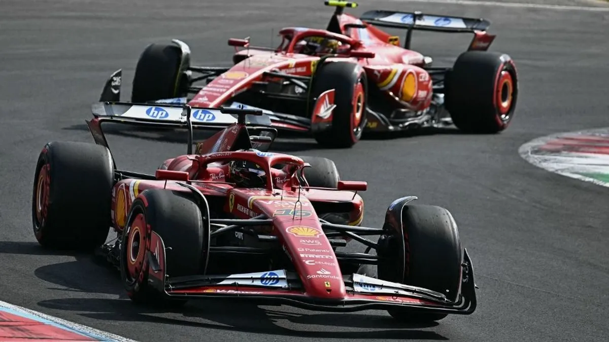 F1: Karambolozott a két Ferrari a Las Vegas-i pályán - videó