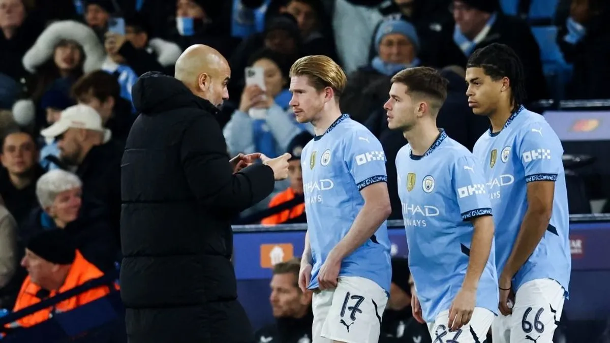 Pep Guardiola arca is bánta a Manchester City BL-kudarcát