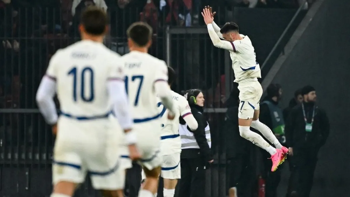 Cristiano Ronaldót utánozta a szerb focista, óriási égés lett belőle