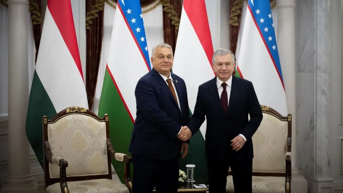 Orbán Viktor Üzbegisztán elnökével tárgyalt a kétoldalú kapcsolatokról és nemzetközi ügyekről