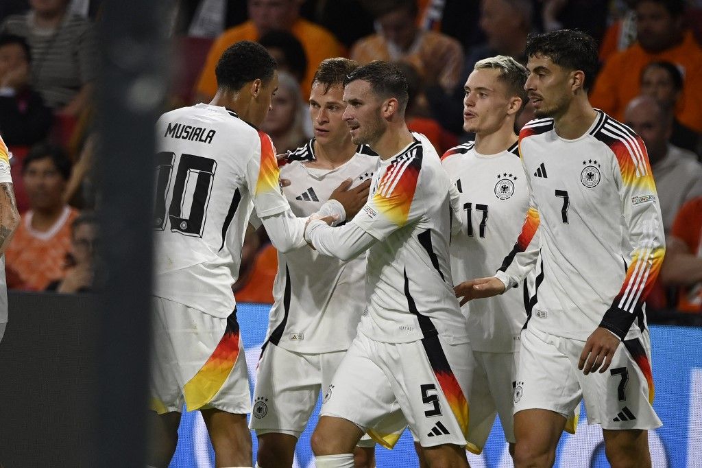 Football Nations League Netherlands - Germany .