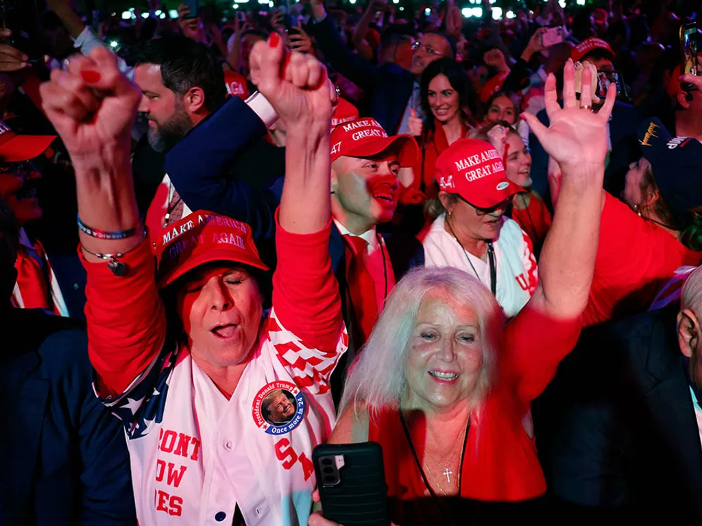 Republican Presidential Nominee Donald Trump Holds Election Night Event In West Palm Beach