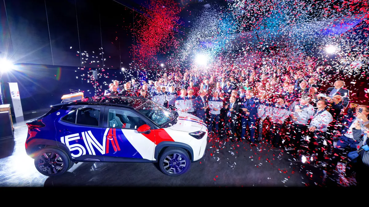 5 millió Toyota készült Franciaországban