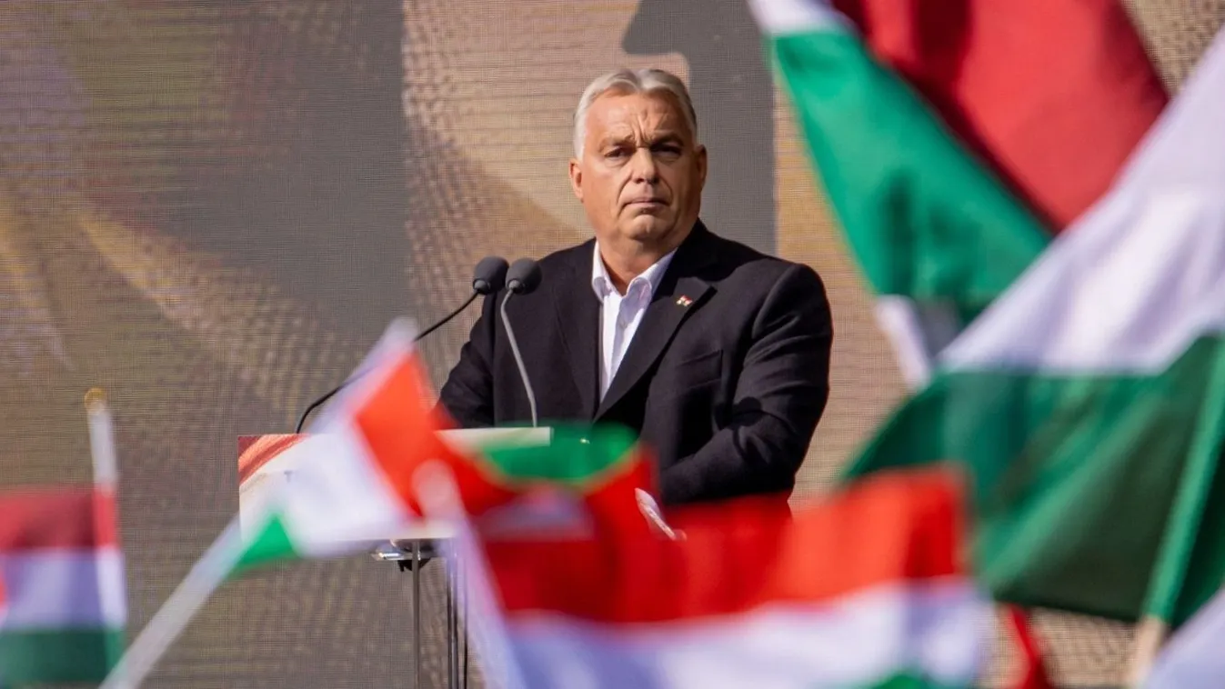 Orbán Viktor ünnepi beszéd, Orbán Viktor, ünnepi beszéd, OrbánViktorünnepibeszéd, OrbánViktor, 1956-os forradalom és szabadságharc, 68. évforduló, Millenáris Park, 2024.10.23.,  MillenárisPark, 1956-osforradalom,