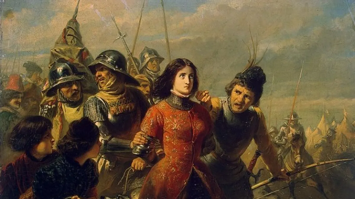 Máglyahalálának pillanatában sem tagadta meg hitét Jeanne d’Arc