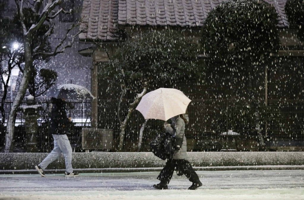 Snow in Tokyo