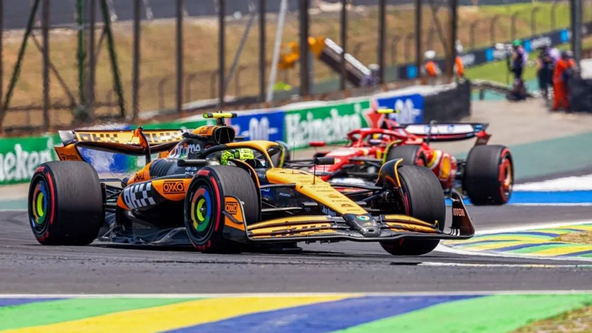 A végén jött a dráma, de Lando Norris nyerte a brazil sprintfutamot