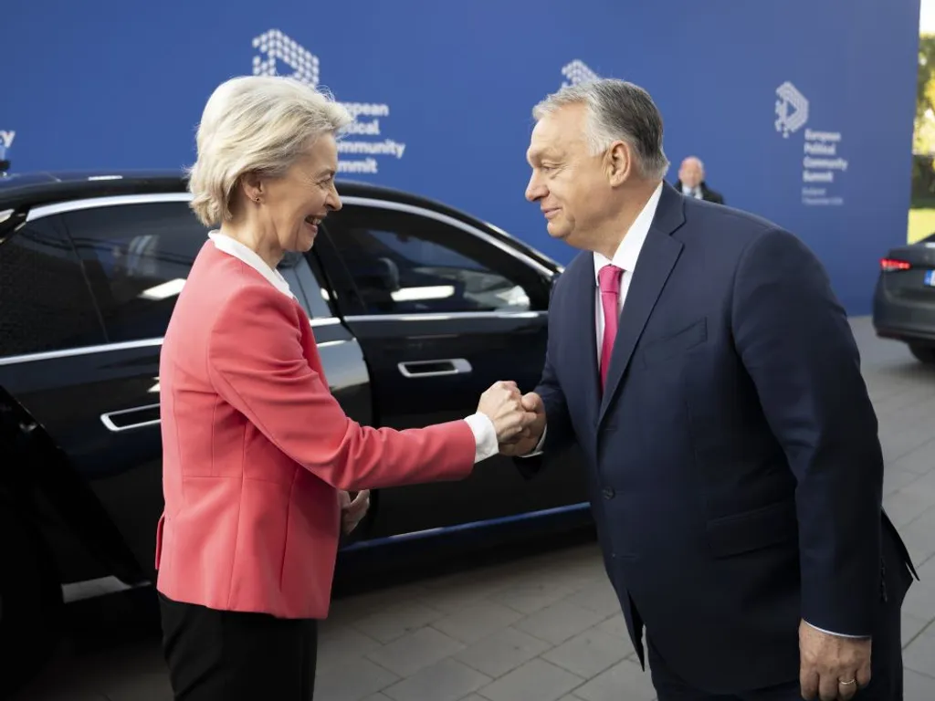 EPC-csúcs Budapesten, EPC-csúcsBudapesten, Orbán Viktor,  OrbánViktor,  Ursula von der Leyen