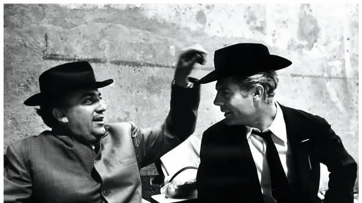 Mastroianni és Fellini