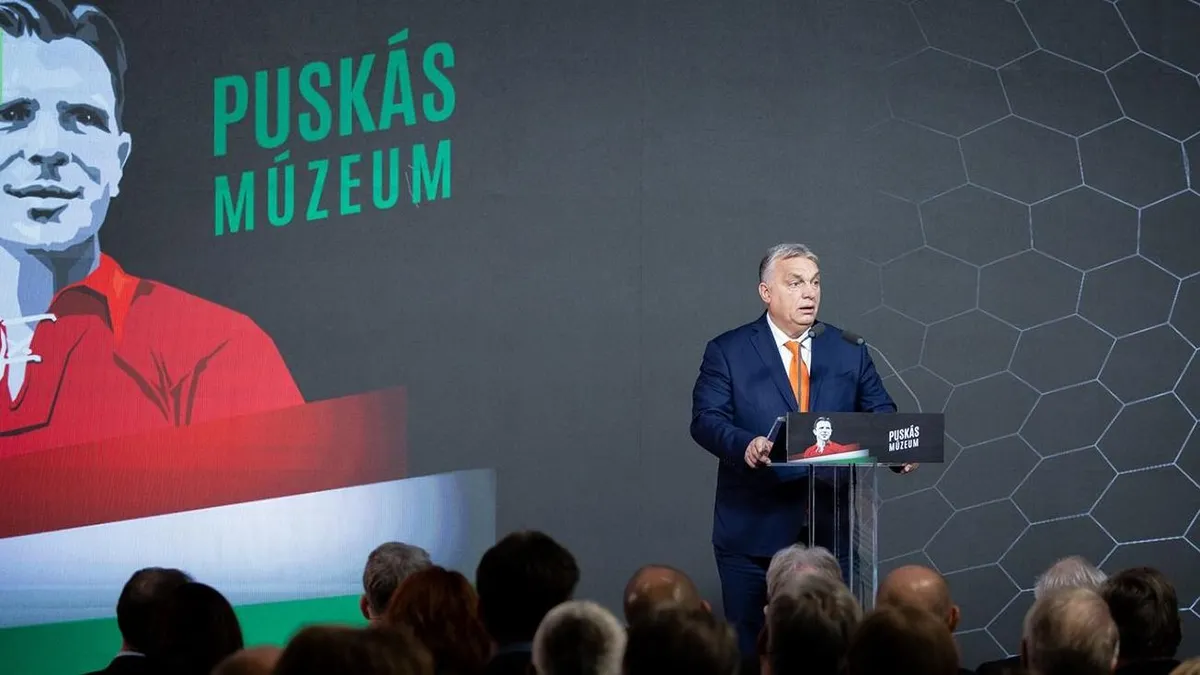 Orbán Viktor: Puskás Ferenc a magyar futballisták örök példaképe