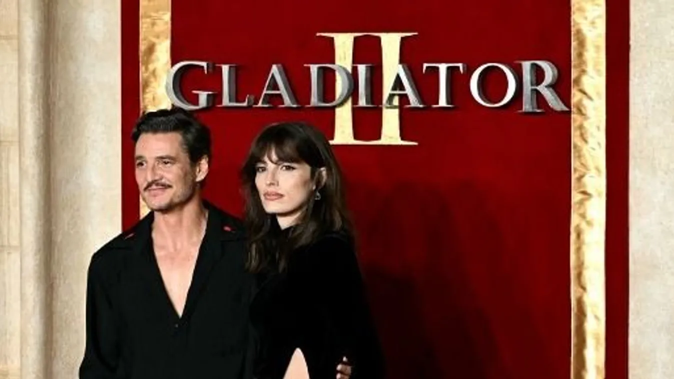 Pedro Pascal és transznemű testvére a Gladiátor II londoni premierjén