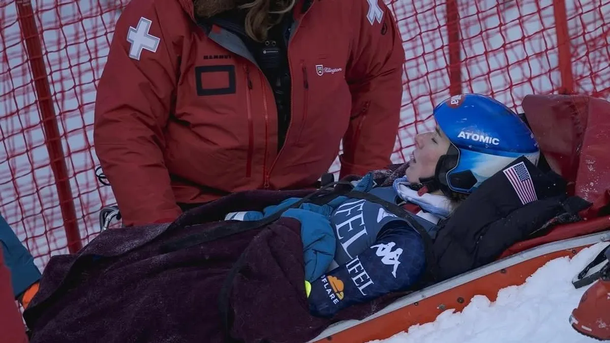 Felkavaró fotók Mikaela Shiffrin horrorsérüléseiről