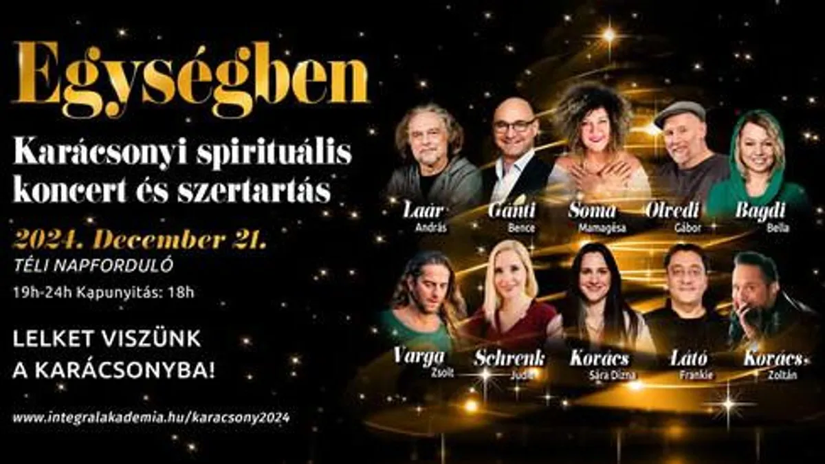 Karácsonyi spirituális koncert, különleges előadókkal