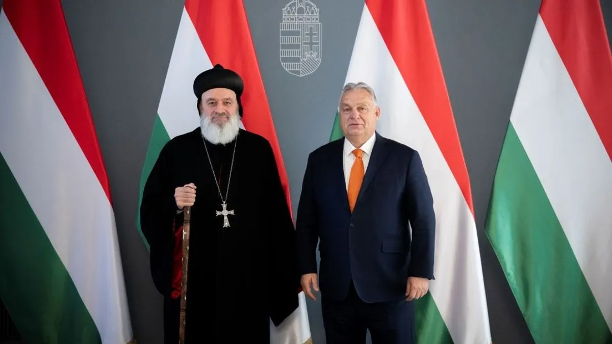 Orbán Viktor a szír ortodox egyház vezetőjével tárgyalt