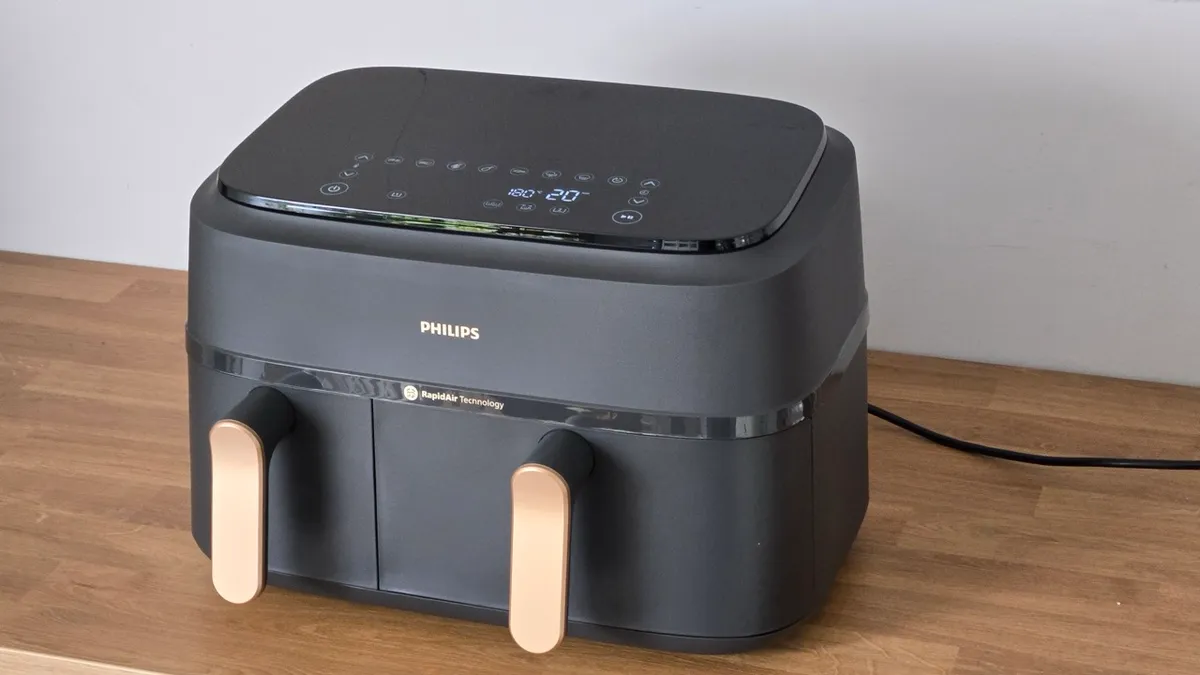 Dupla öröm a konyhában a Philips 3000, kétkosaras airfryer