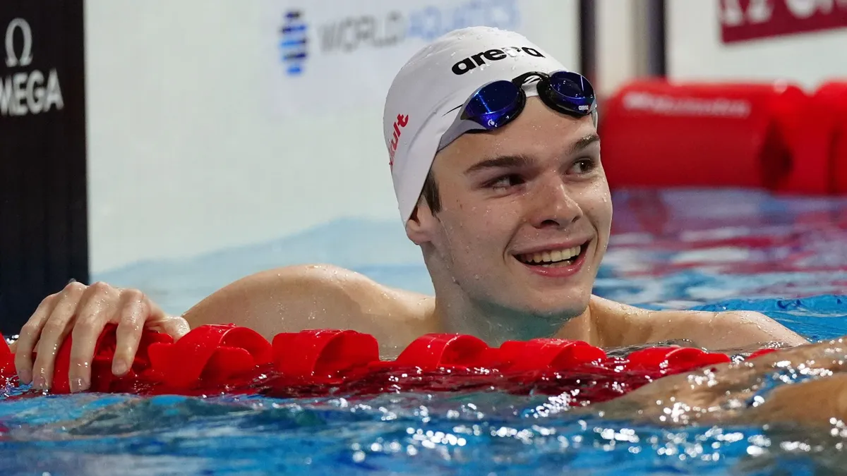 Az olimpiai bajnok Kós Hubert ötödszörre is országos csúcsot döntött a Duna Arénában