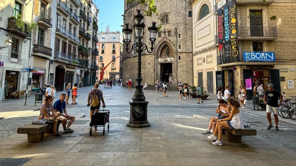 Barcelona, város, Barcelonaváros, Spanyolország, illusztráció
