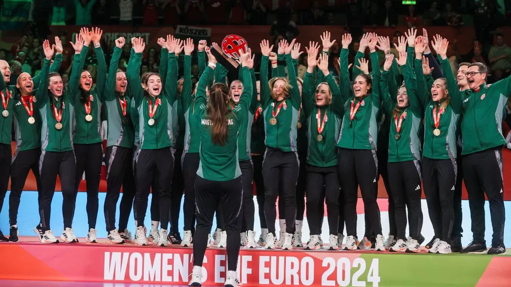 NőikéziEB2024, 2024-es női kézilabda-Európa-bajnokság, 2024esnőikézilabdaEurópabajnokság, Franciaország - Magyarország, bronzmérkőzés, bronz, Wiener Stadthalle, Bécs, 2024.12.15.