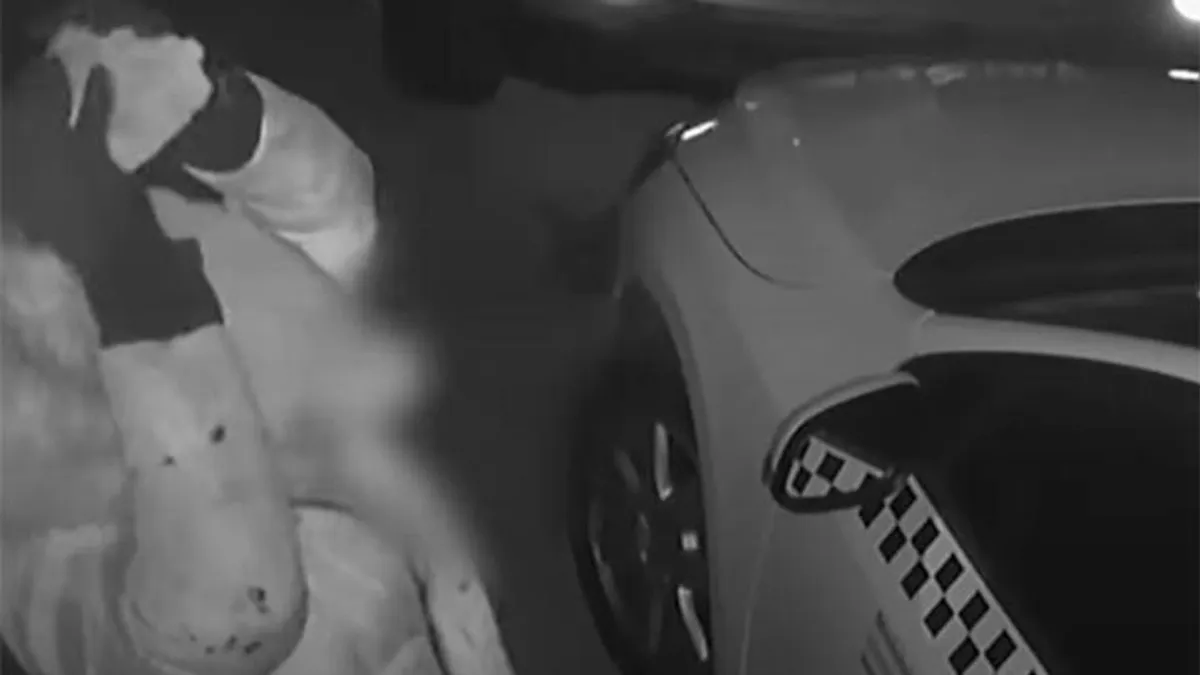 Bemászott egy pesti ház udvarára, hogy feltörjön egy kocsit, saját magát dobta arcon egy kővel - videó