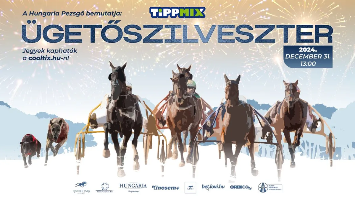 Ügetőszilveszter a Kincsem Parkban, negyed évszázados hazánk legnagyobb előpartija