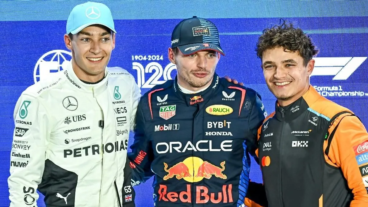 Lando Norris gúnyt űzött Verstappen és Russell botrányából