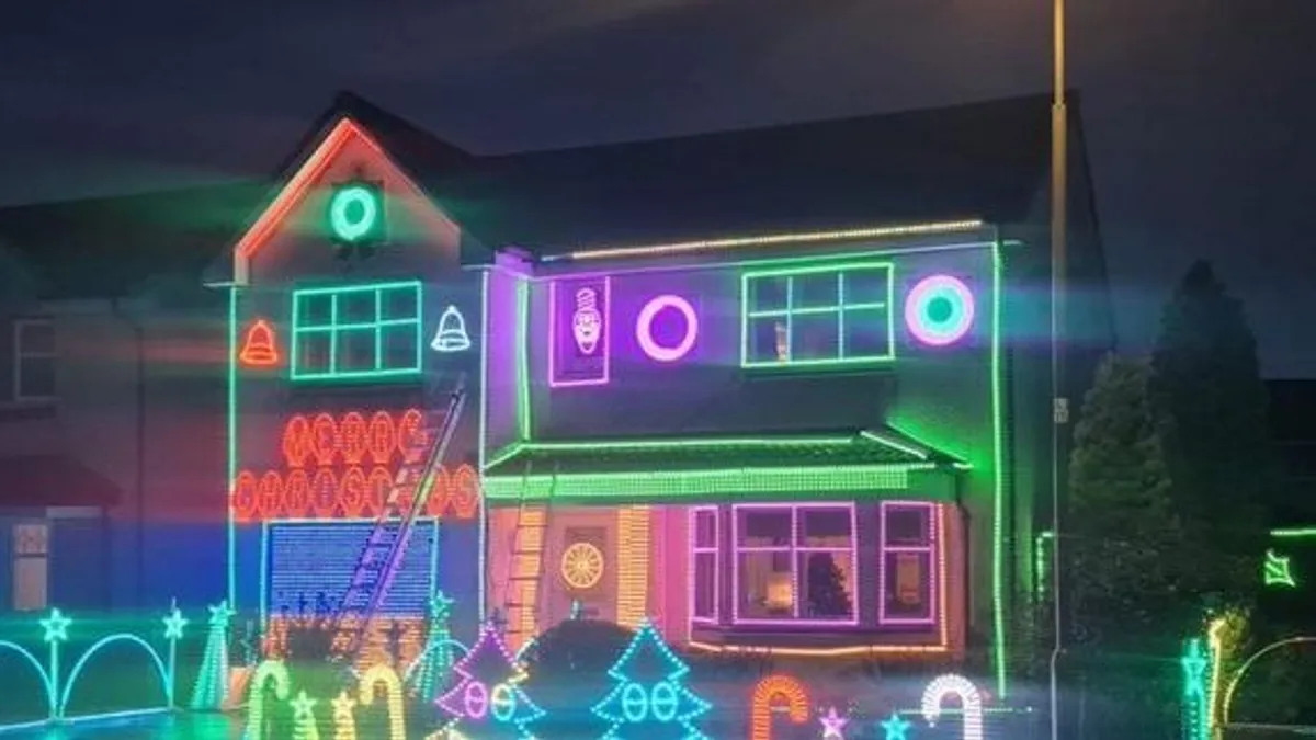 24 ezer izzóval díszítette fel a házát egy skót házaspár - videó