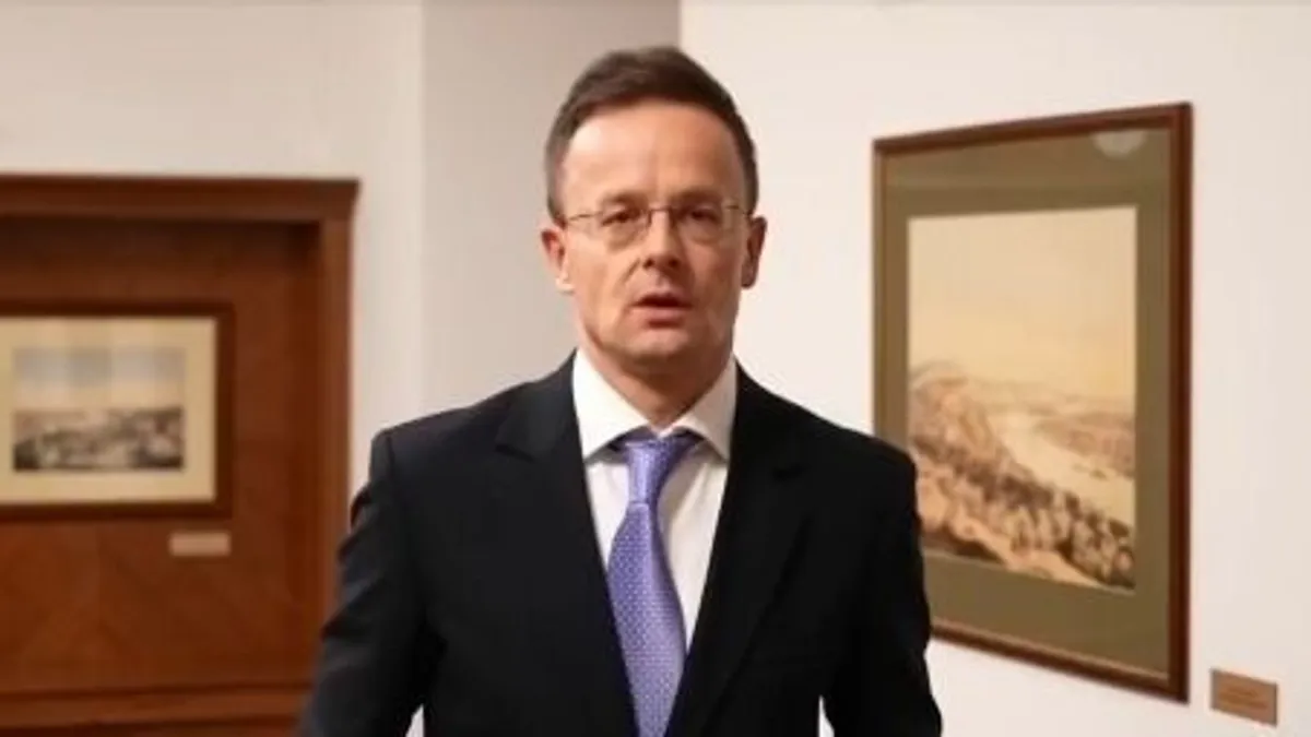Szijjártó Péter: A kormány felvetette egy ukrajnai karácsonyi tűzszünet és fogolycsere lehetőségét