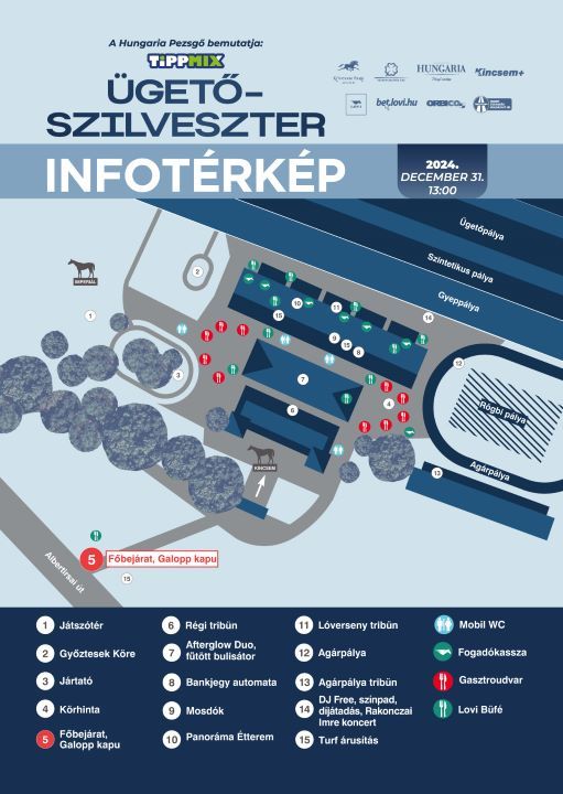 kincsempark, ügetőszilveszter