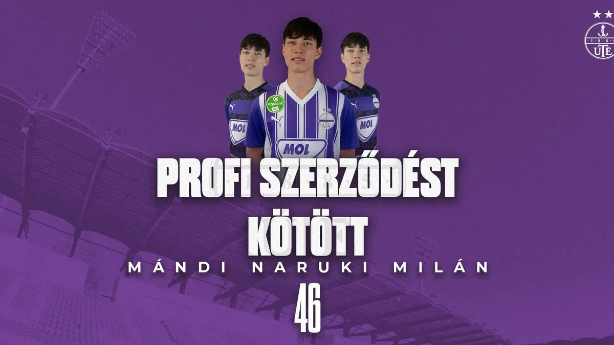 Újabb fiatal tehetséggel kötött szerződést az Újpest