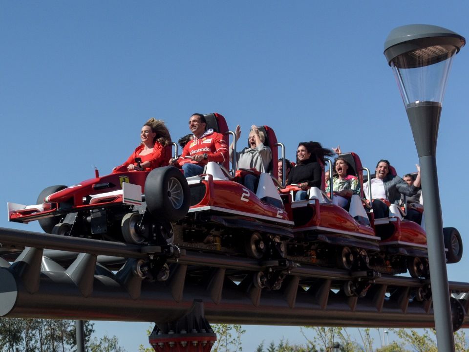 Ferrari rollercoaster