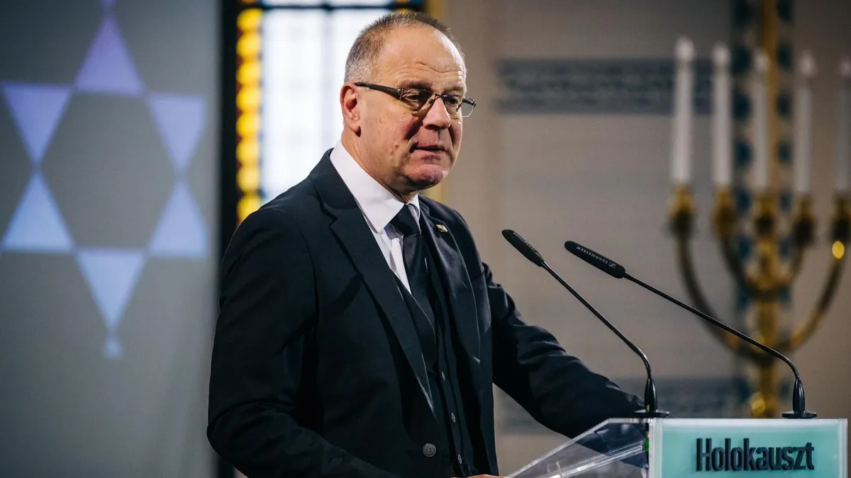 Navracsics Tibor: A holokauszt az európai civilizáció megmagyarázhatatlan, védhetetlen és vállalhatatlan mélypontja