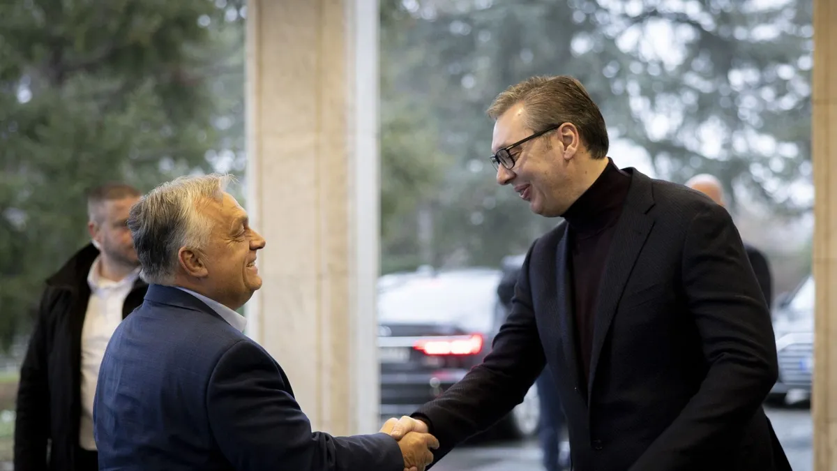 Belgrádban tárgyal a kormányfő - fotók