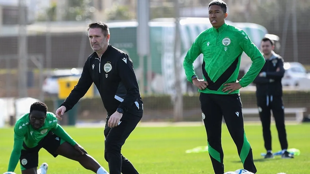 Robbie Keane bemutatkozott a Fradi kispadján