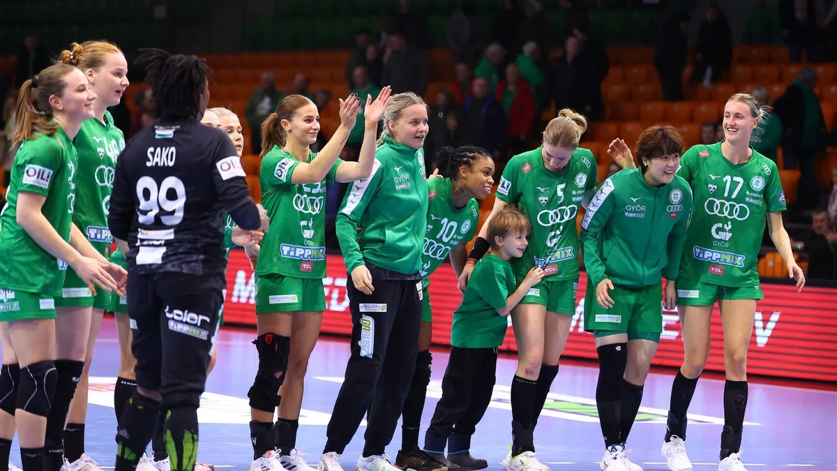 Fontos győzelmet aratott a Győr a Bajnokok Ligájában