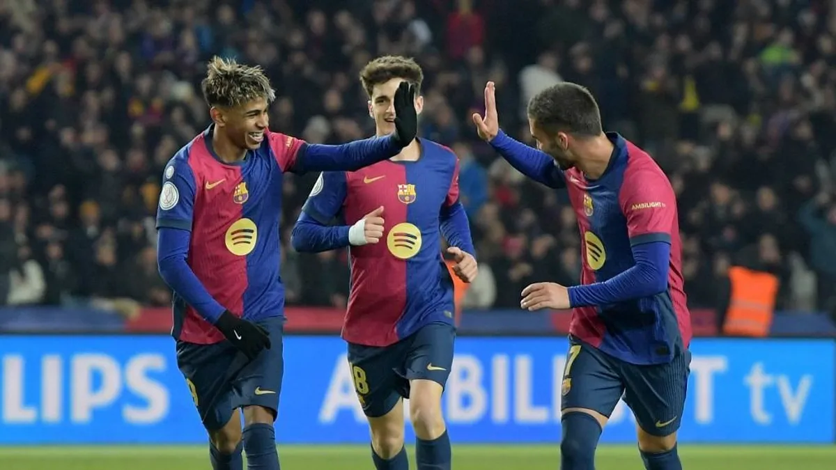 Látványos gálával jutott tovább a Barcelona a spanyol kupában
