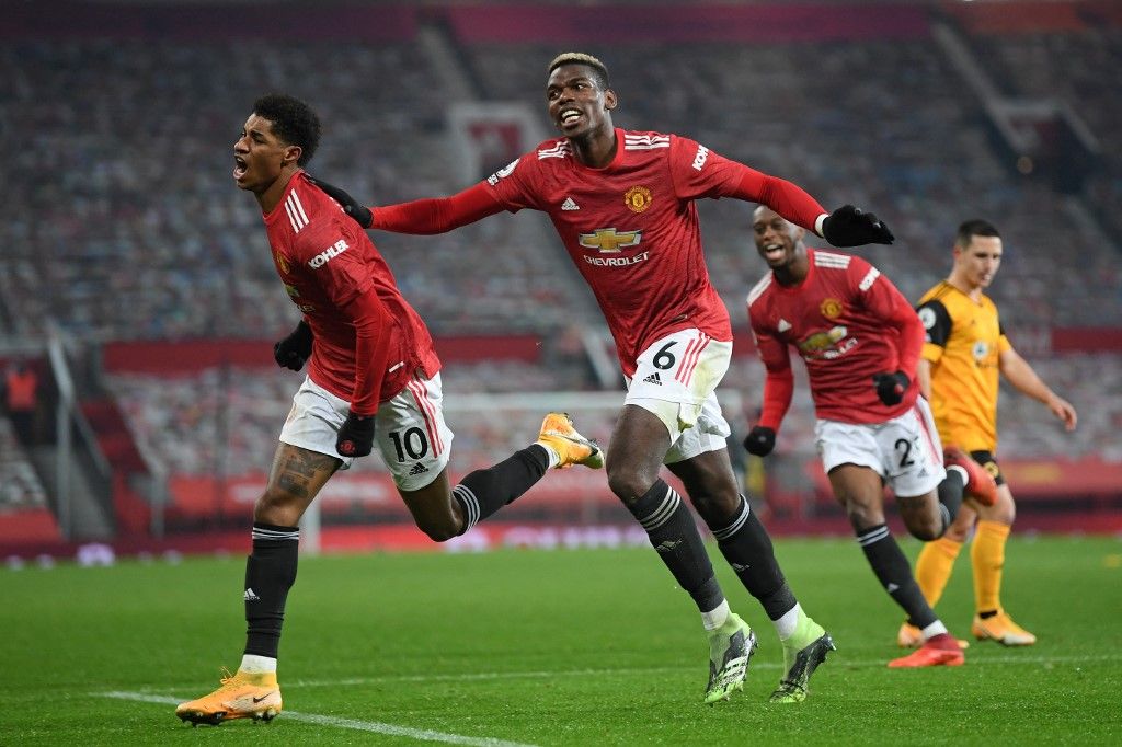 Marcus Rashford, Paul Pogba, Manchester United
