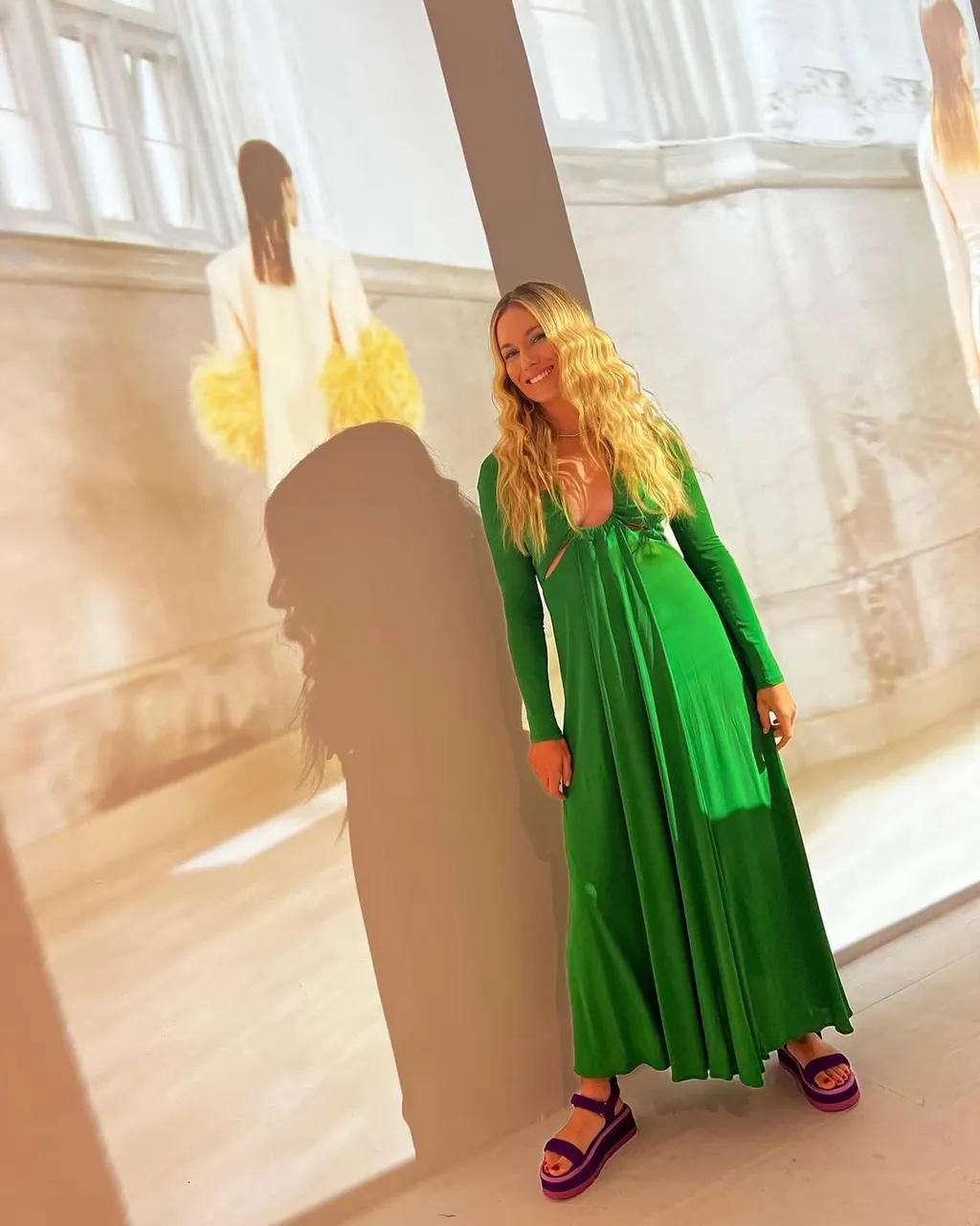 Danielle Collins, fenékcsapkodó