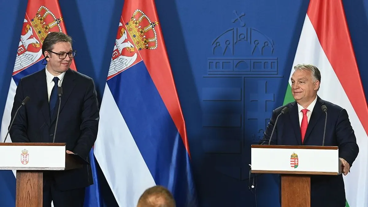 Az energiabiztonságról tárgyal Orbán Viktor Szerbia elnökével