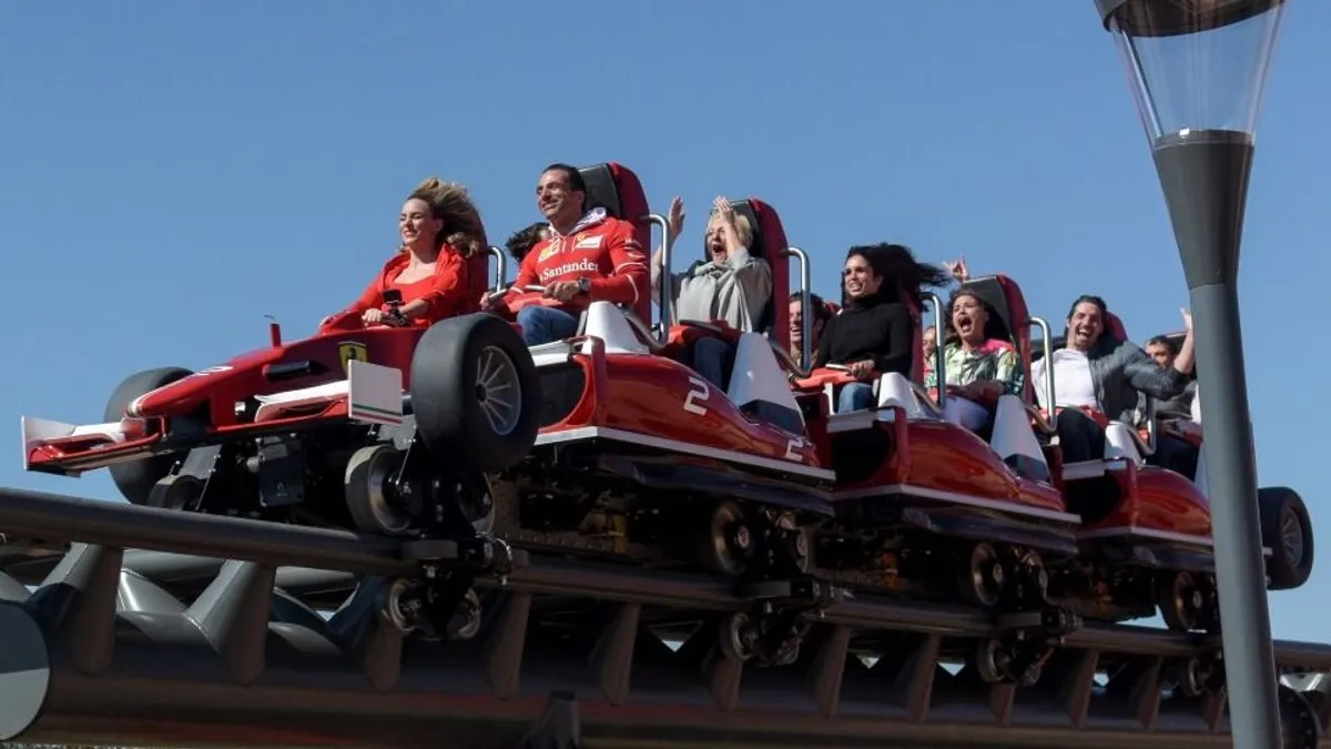 Ebben a vidámparkban a Ferrari-rajongók kipróbálhatják a száguldást
