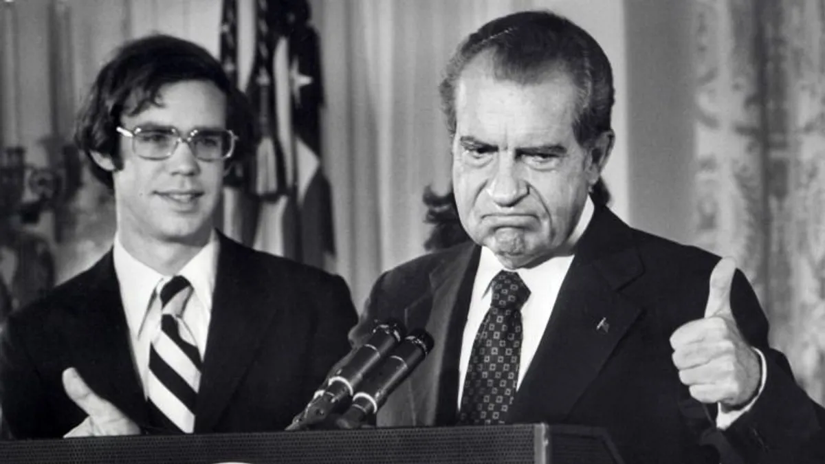 Feleslegesen bukott bele a Watergate-botrányba Nixon