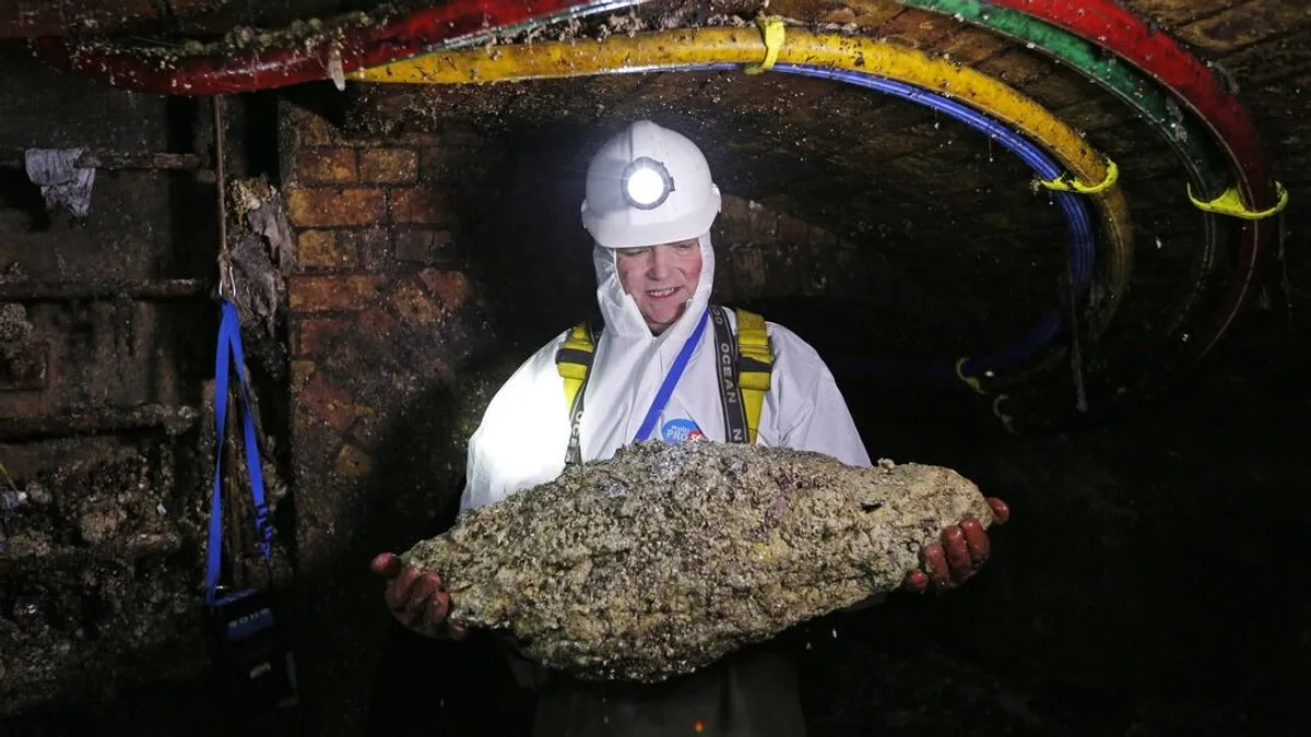 Illatanyagokat készítenek a csatornákat elzáró zsírhegyekből