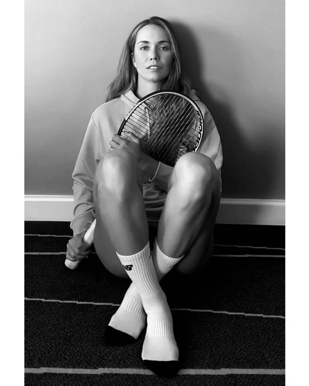 Danielle Collins, fenékcsapkodó