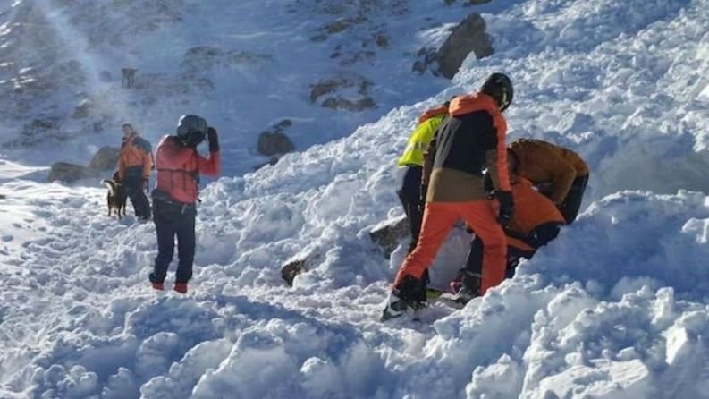 Ausztria, lavina, síbaleset