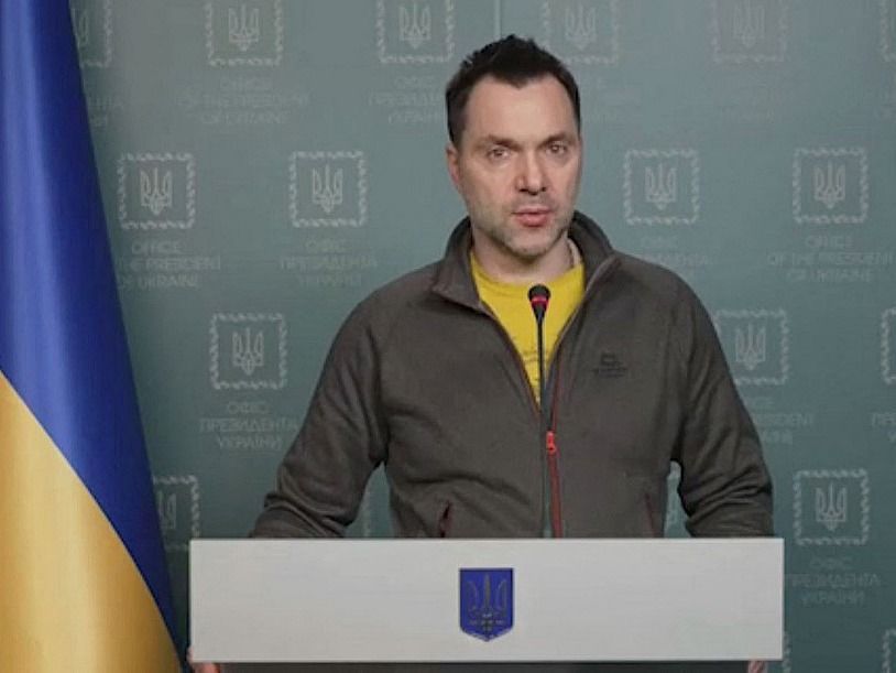 Ukrainian presidential adviser Oleksiy Arestovych
