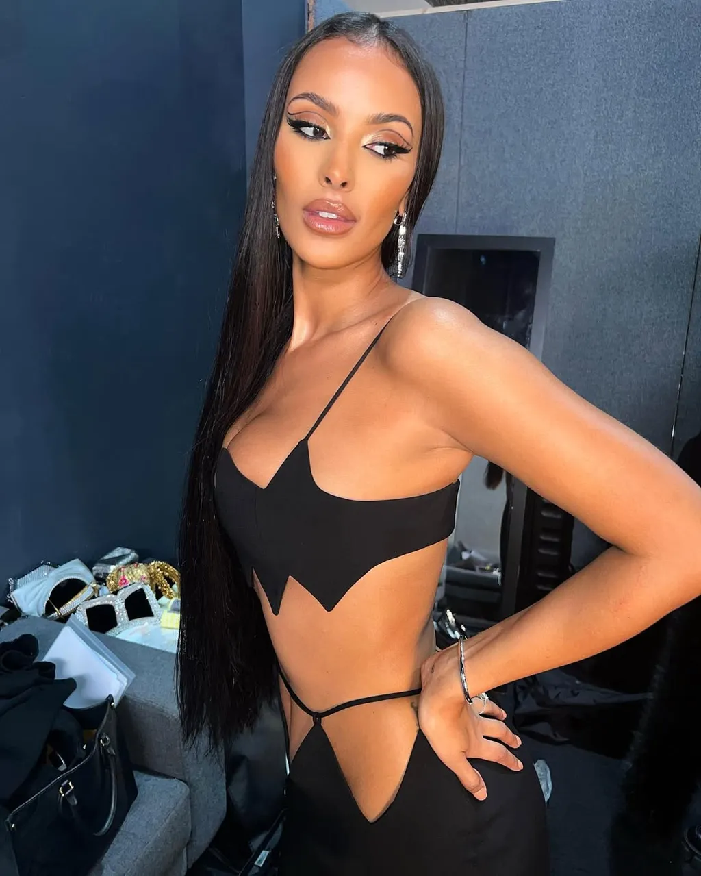 A Manchester City sztárjának szexi barátnője, Maya Jama